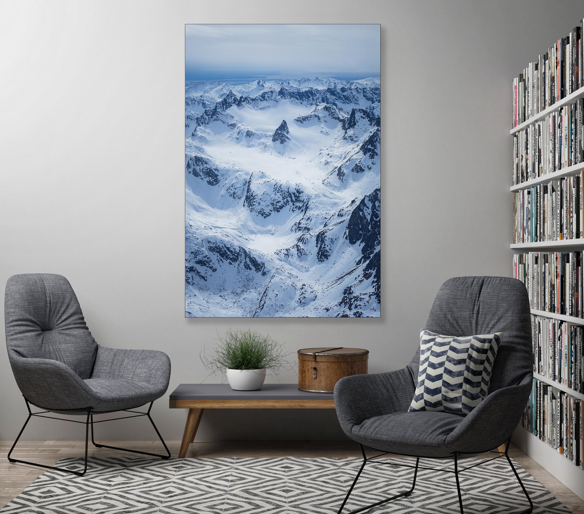 Nunatak at Snowbird Backcountry Hatcher Pass - Alaska Aerial Fine Art ...